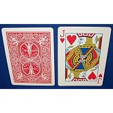 Red Back Bicycle Playing Card Force Deck