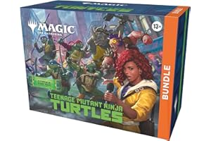 Magic: The Gathering | Teenage Mutant Ninja Turtles - Bundle | 9 Play Boosters, 30 Lands, Foil Alt-Art Promo Card + Exclusive