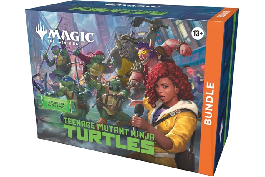 Magic: The Gathering TMNT Bundle — 9 Boosters, Lands, Foil Promo & Exclusive