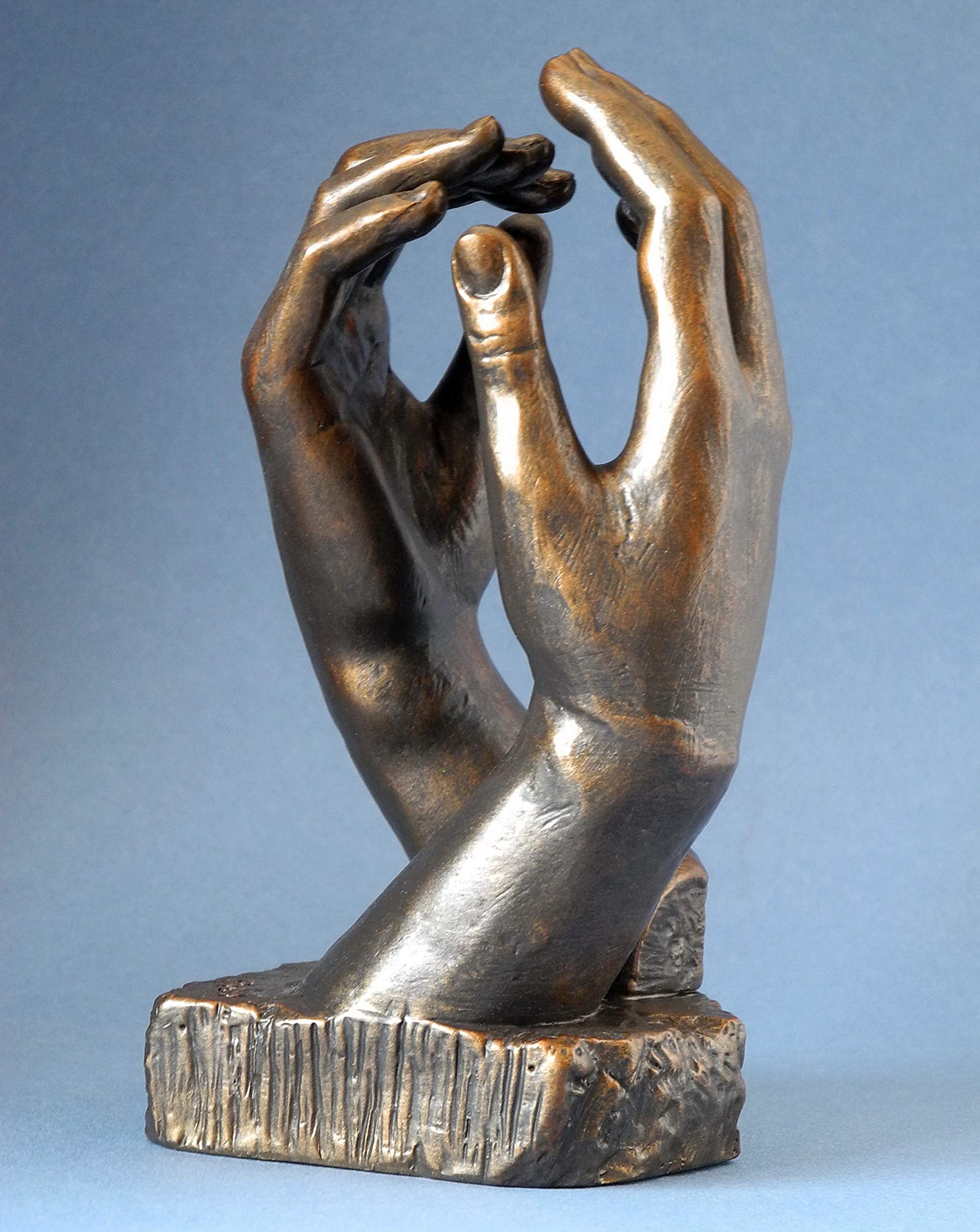 Rodin Sculpture - Le Cathédrale - The Cathedral/Hands - H17cm, based on a work 26