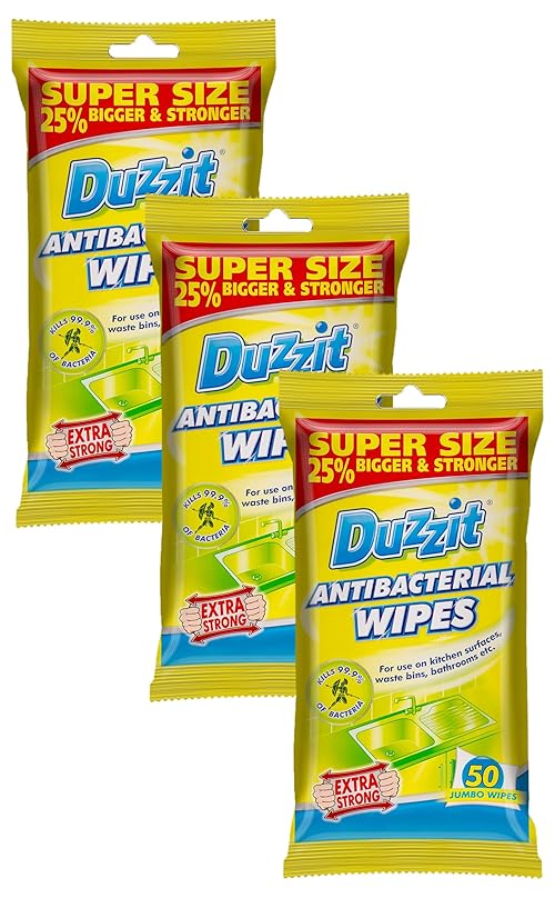 Duzzit Antibacterial Wipes, Pack Of 150