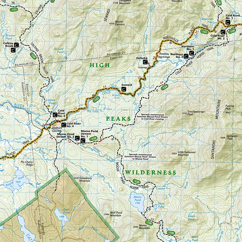 National Geographic Adirondack Map Lake Placid/High Peaks, Adirondack Park: Trails Illustrated Other Rec.  Areas (National Geographic Trails Illustrated Map): Amazon.co.uk: National  Geographic Maps: 0749717011564: Books
