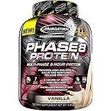 Whey Protein Powder | MuscleTech Phase8 Protein Powder | Whey & Casein Protein Powder | Slow Release 8-Hour Protein | Muscle 