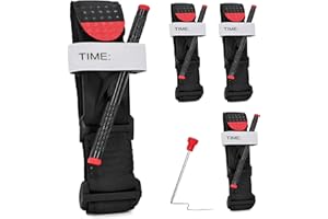 Tourniquet, VKtoma 4 Pack Tourniquet Kit with Integrated 2 Pens Each, Military Emergency Combat Application Tourniquet Medical, Single-Handed Application Tactical Tourniquets for Emergency Hemostasis