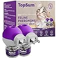TopSum Cat Pheromone Diffuser: Premium Cat Calming Diffuser - VHP Registered NN.Z4H1 - Pheromone for Cats - Cat Pheromones Di