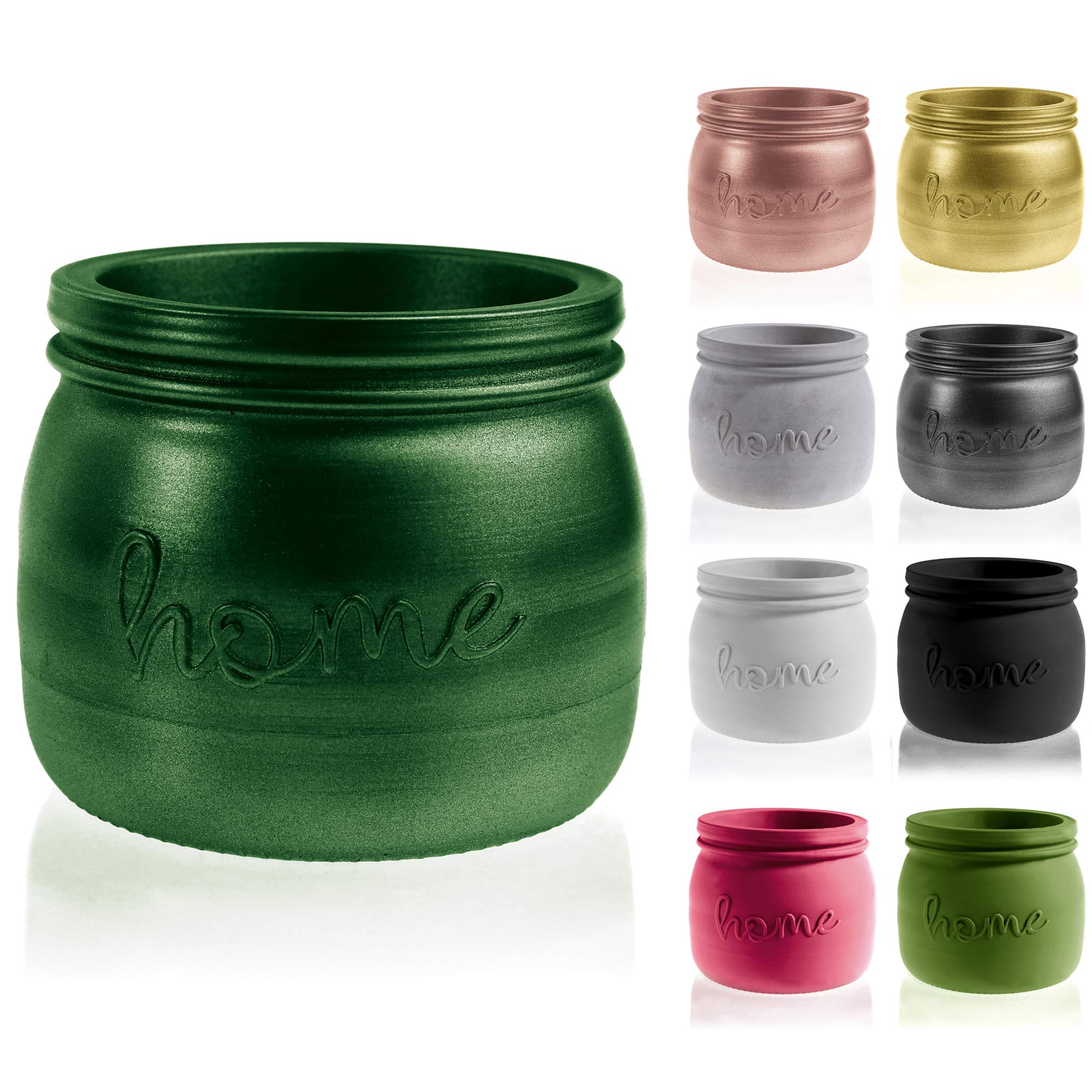 CONCRETTE Home Concrete Flower Pot Cement Planter Diameter 11 cm 17 Colours