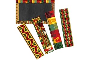 DREASMT Black History Month Bulletin Board Borders Classroom Decorations, African Worthwhile Commemoration Festival Bulletins Board Wall Decor