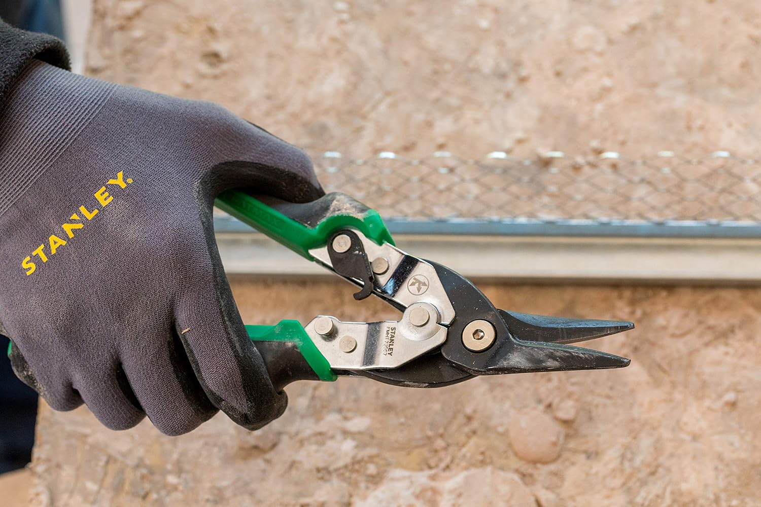 Stanley FMHT73557-0 Tijeras Corta Chapas Corte a la derecha FatMax Pro-Ergo, Aluminium - Image 3