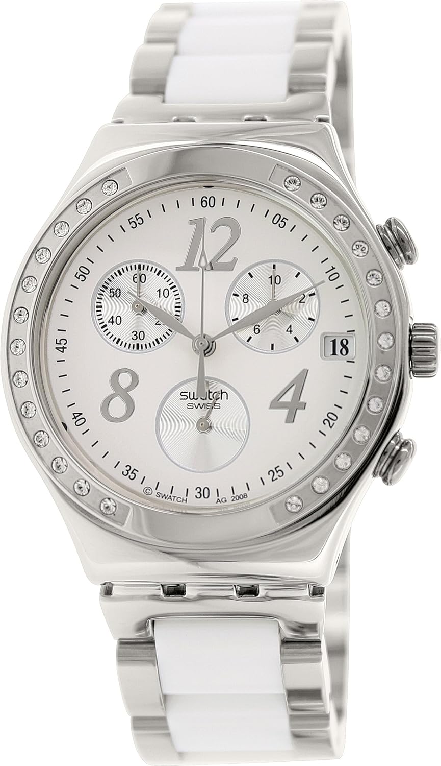 Swatch Women's Irony YCS511GC Silver StainlessSteel Swiss Quartz Watch