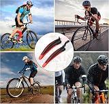 Ledeak Bike Mudguard Set 20-26 Inch Adjustable Front Rear Fenders Red view 7