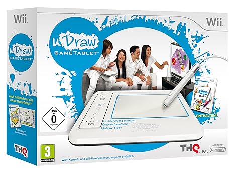 Amazon Com Wii Udraw Gametablet Inkl Udraw Studio Spiel Game Tablet Video Games