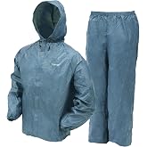 FROGG TOGGS Men&rsquo;s Ultra-Lite2 Rain Suit, Waterproof Raincoat and Pant Set | 2-Piece Rainwear, Extremely Lightweight Packable Rain Jacket, Rain Pants Ideal For Hiking, Fishing, Motorcycling, Travel