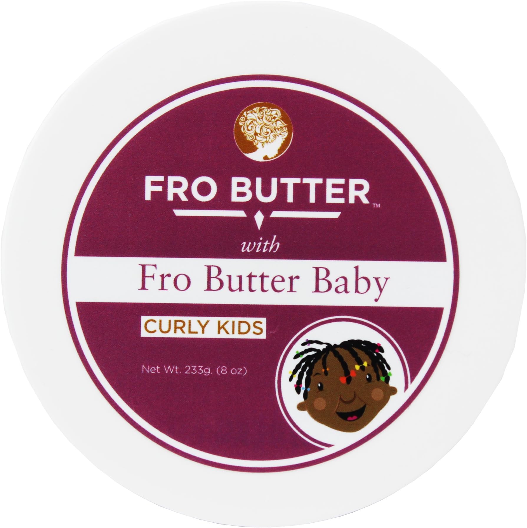 Fro Butter Hair Growth Treatment | Shea Butter, Virgin Coconut & Lavender Oil, Pumpkin Seeds & Nourishing Extracts | For Fast Hair Restoration, Split Ends, Damaged & Brittle Hair (Baby Hair Detangler)