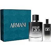 Armani Beauty – Acqua di Giò – Parfum - Men's Cologne Gift Set - Fresh & Woody – Travel Size & Full Size, 0.5 Fl Oz, 2.5 Fl Oz