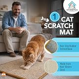 SOL Cat Scratching Mat 60x40cm Cat Scratcher Pads Durable Sisal Anti-Slip view 3