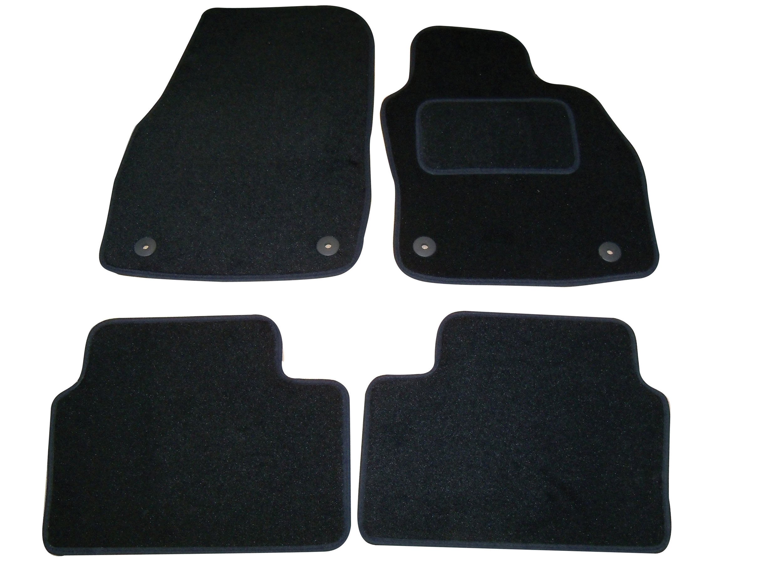 Sakura Car Mats for Vauxhall Astra Fits 2004 to 2009 Models - Black