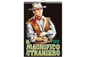 Wall Calendar 2017 [12 pages 8"x11"] Spaghetti Western Wild West Cowboys # Vintage Movie Poster Reprint