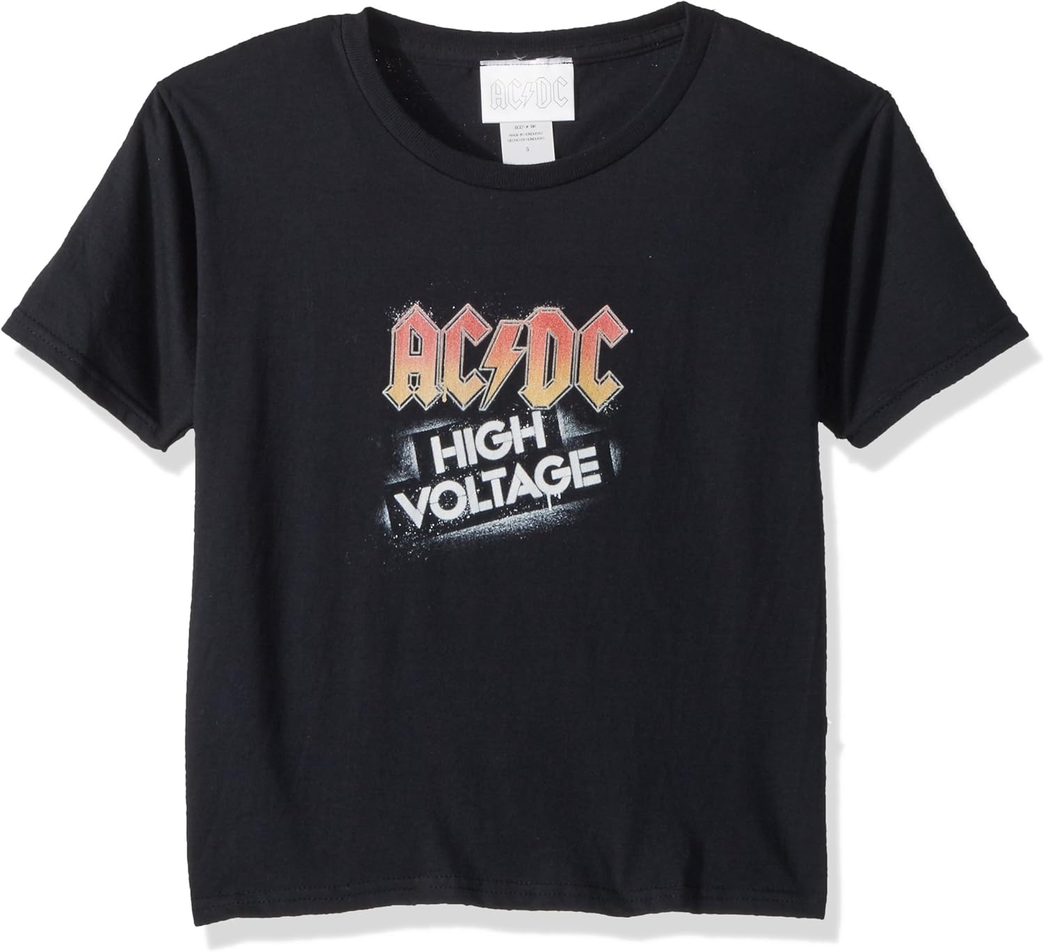 Amazon.com: AC/DC Boys' Big ACDC 1976 Tour Dates Short Sleeve T-Shirt ...