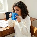 Lumsburry Build-on Brick Coffee Mug Blue Funny DIY Novelty Cup Gift view 6