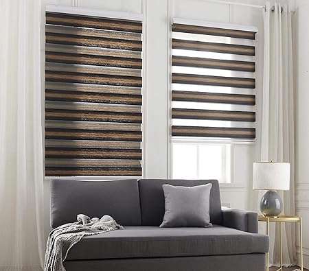 Taiyuhomes Day And Night Zebra Roller Blind Gradient Double Fabric