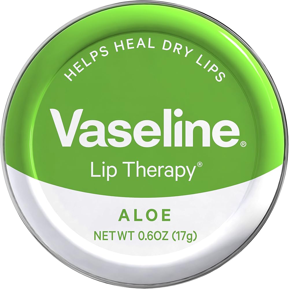 Vaseline Therapy Lip Balm Tin Aloe Vera 0.6oz