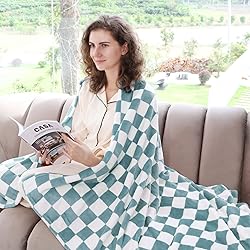 Warm Blanket Soft Cozy Throw Blanket Checkered