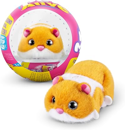 Pets Alive Hamstermania Orange by ZURU Electronic Hamster Toy 20+ Sounds