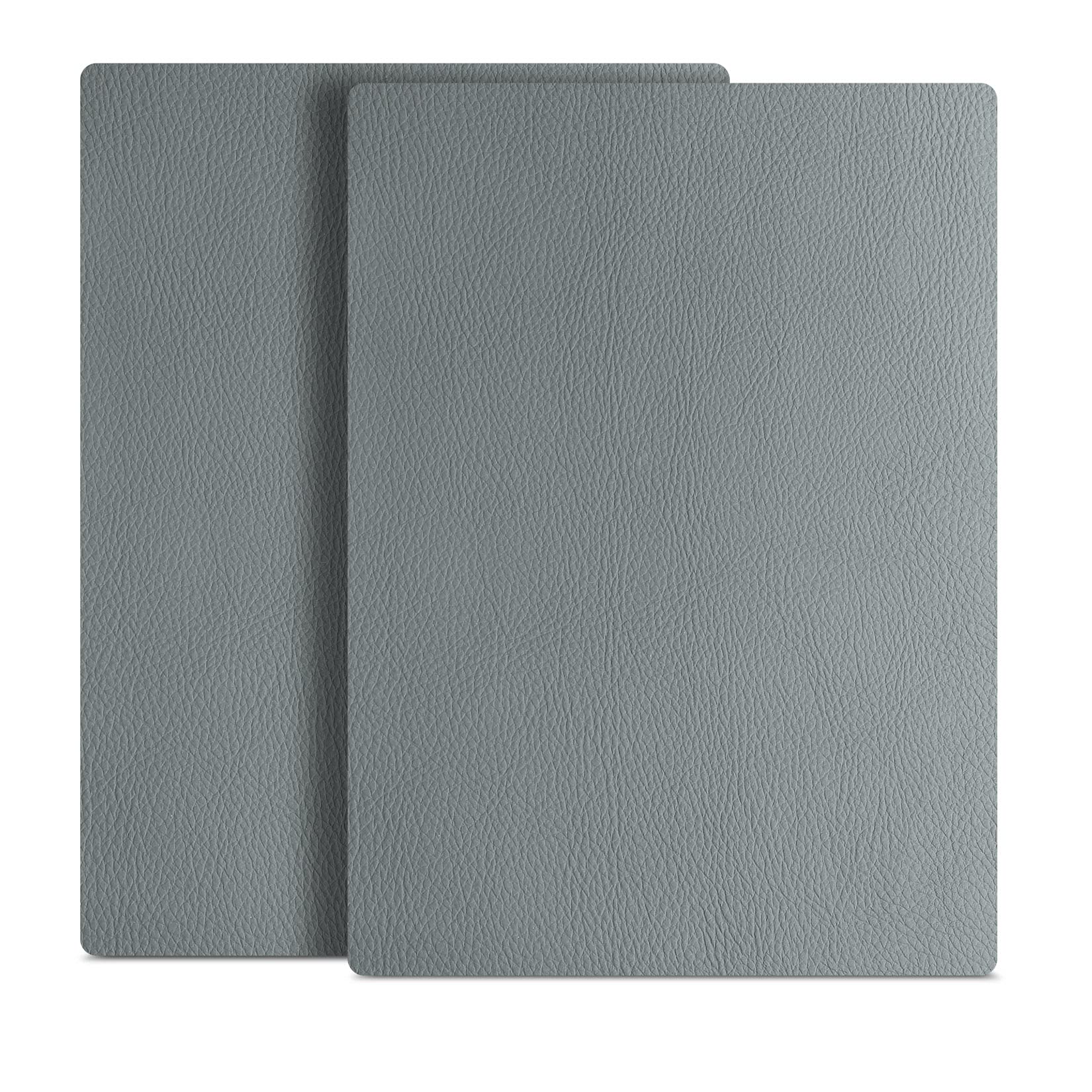 Photo 1 of ILOFRI Leather Repair Patch 8x11 inch 2 Pcs, Durable Self Adhesive Vinyl and Leather Repair Kit for Couch, Car Seats, Boat Seat, Furniture, Upholstery, Auto Interior, Sofa, Chair - Light Gray