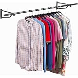 L100 - Barra para colgar ropa (montaje en pared): Amazon.es: Hogar