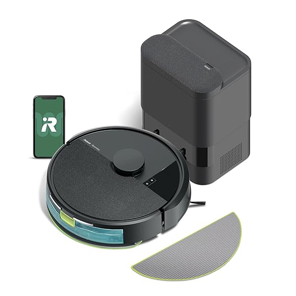 IROBOT ROOMBA 105X COMBO ROBOT VACUUM & MOP WITH AUTOEMPTY DOCK, SELF‑EMPTYING FOR UP TO 75 DAYS, 70× POWER‑LIFTING SUCTION, SMART LIDAR MAPPING, APP & VOICE CONTROL, IDEAL FOR HOMES WITH PETS & KIDS