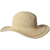 San Diego Hat Company Women's Cotton Crochet 4 Inch Brim Floppy Hat