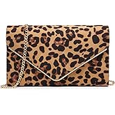 Dasein Women Faux Suede Evening Clutch Bags Formal Party Clutches Wedding Purses Cocktail Prom Clutches