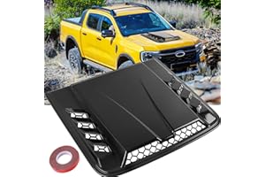 DREAMOTOR Hood Scoops For Cars, Universal Hood Scoop Hood Vents, Automotive Hood Scoops for Trucks Compatible with F150 F250 F350 Dodge Ram 1500 2500 Toyota Tundra GMC Sierra 1500 2500 Jeep Wrangler