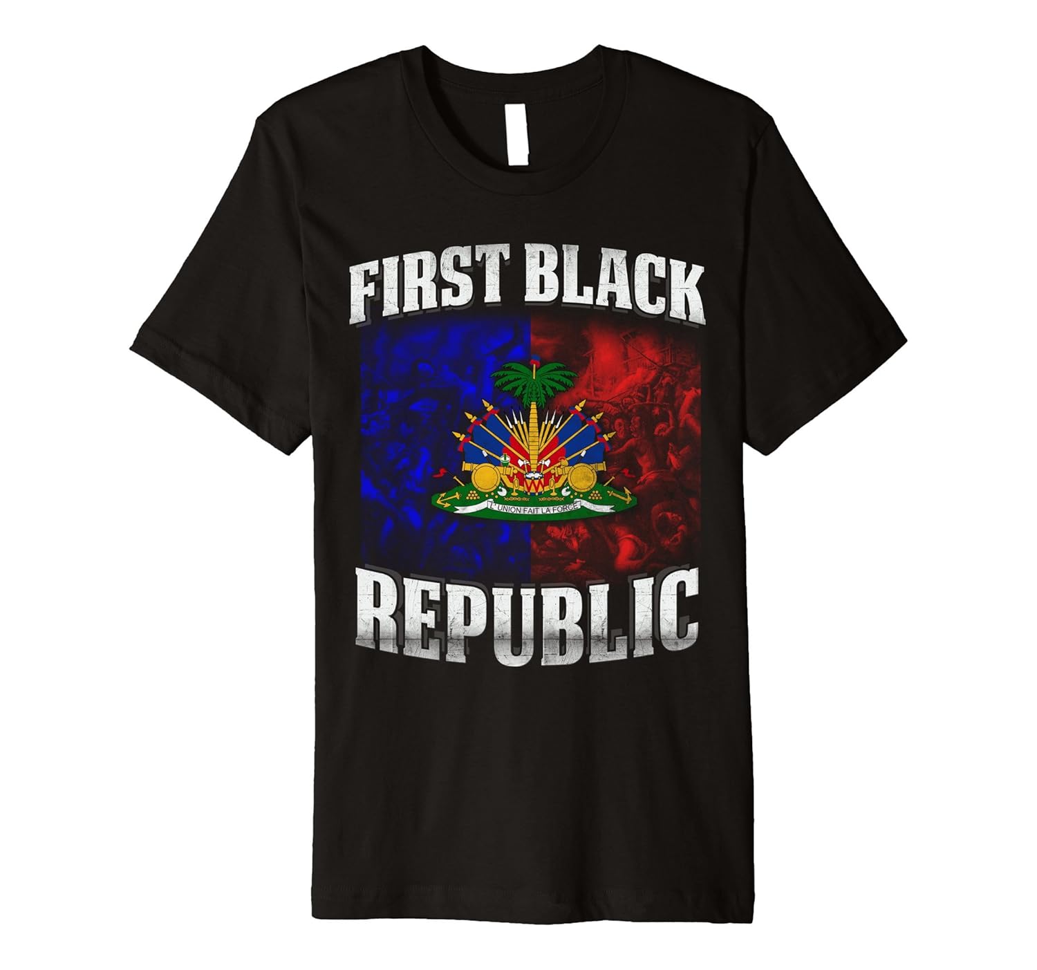 Republic D'haiti First Black Nation coat of arm emblem-ANZ