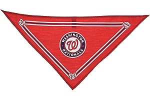 PETS FIRST Sporty K9 MLB Washington Nationals Dog Bandana, Small