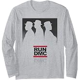 Run DMC Official White Silhouettes Long Sleeve T-Shirt