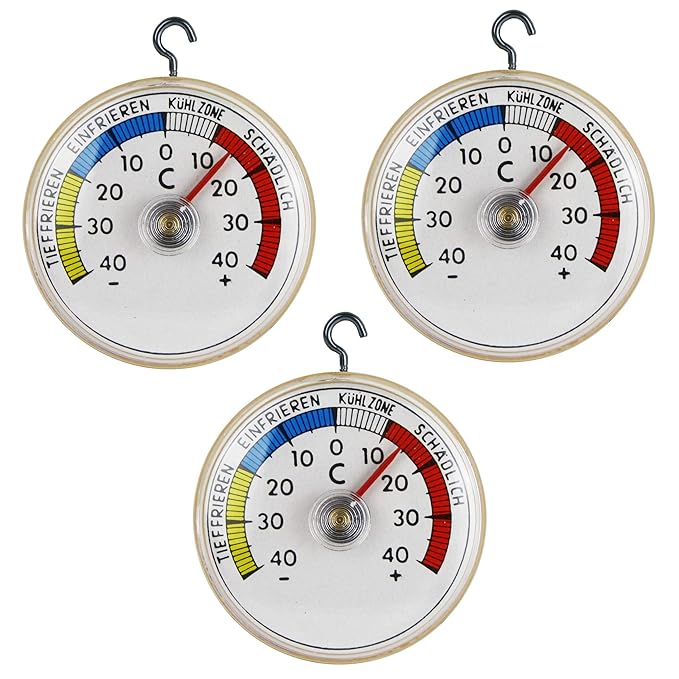 Compra Lantelme 7585 Nevera y congelador Termómetro con Ganchos de ...