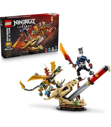 Amazon.com: LEGO 71753 NINJAGO Legacy Fire Dragon Attack Toy con