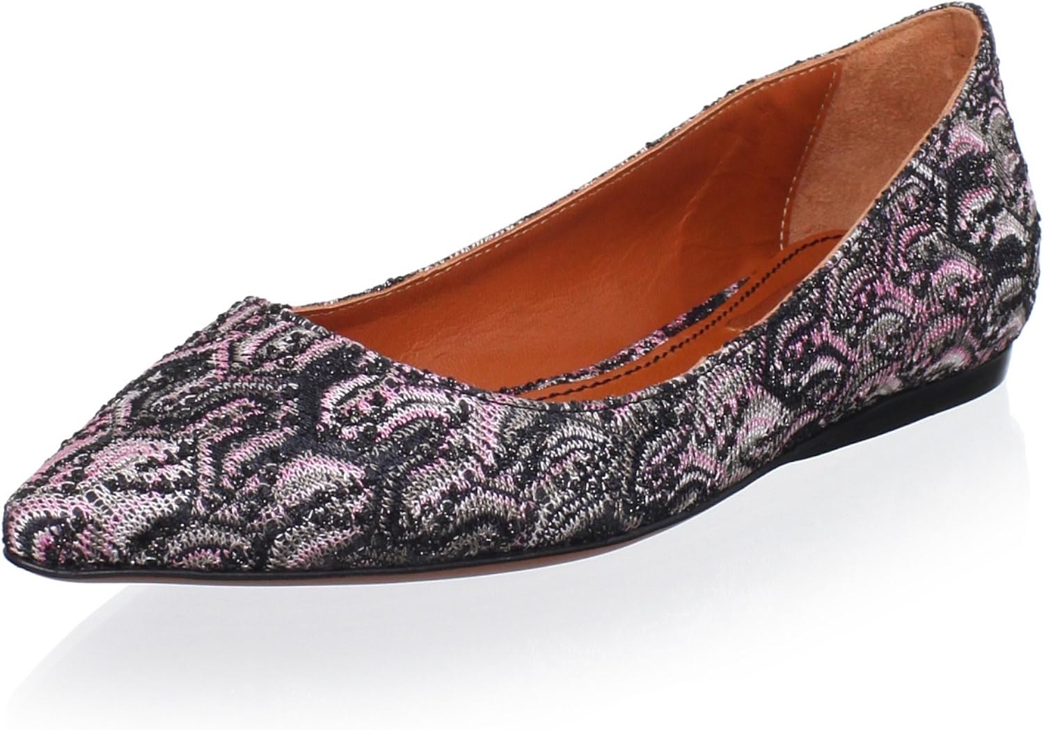 violet & red brand flats