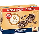 Fiber One Chewy Bars, Oats & Chocolate, Fiber Snacks, Mega Pack, 15 ct