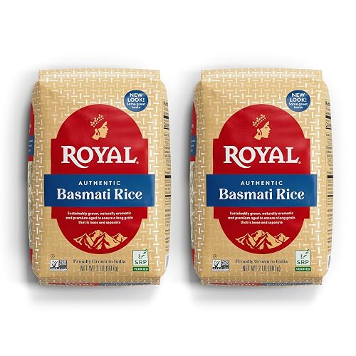 Royal - Naturally Aged Authentic Long Grain Indian White Basmati Rice ...