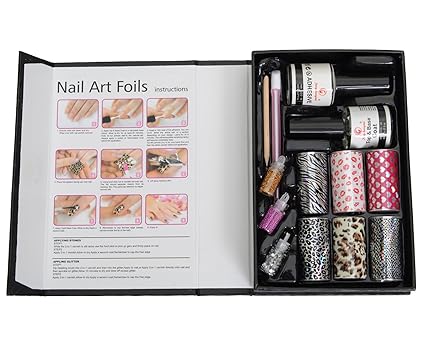 Store2508 Nail Art Foils Set, Multicolour