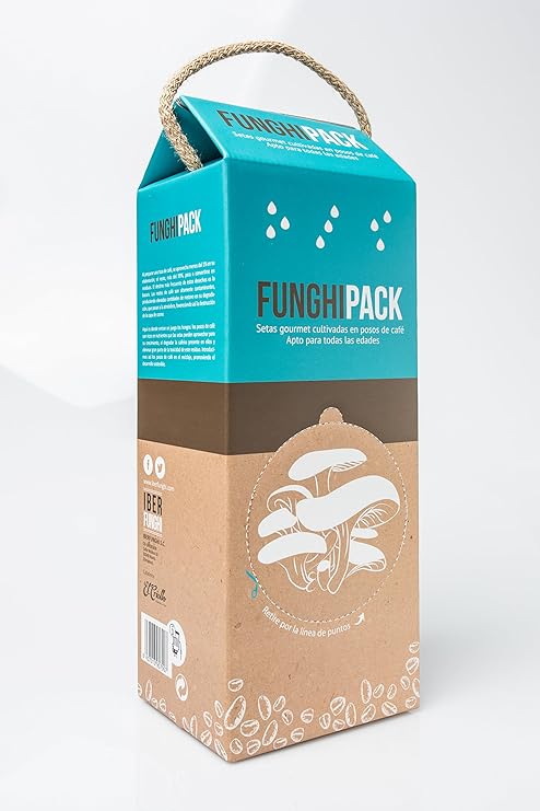 Funghipack-Kit de cultivo de setas sobre posos de café: Amazon.es ...