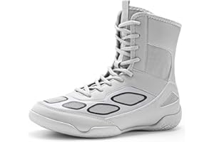 WESHIRUN Wrestling Shoes Men Boxing Shoe Fitness High Top Sneakers Wrestling Boots