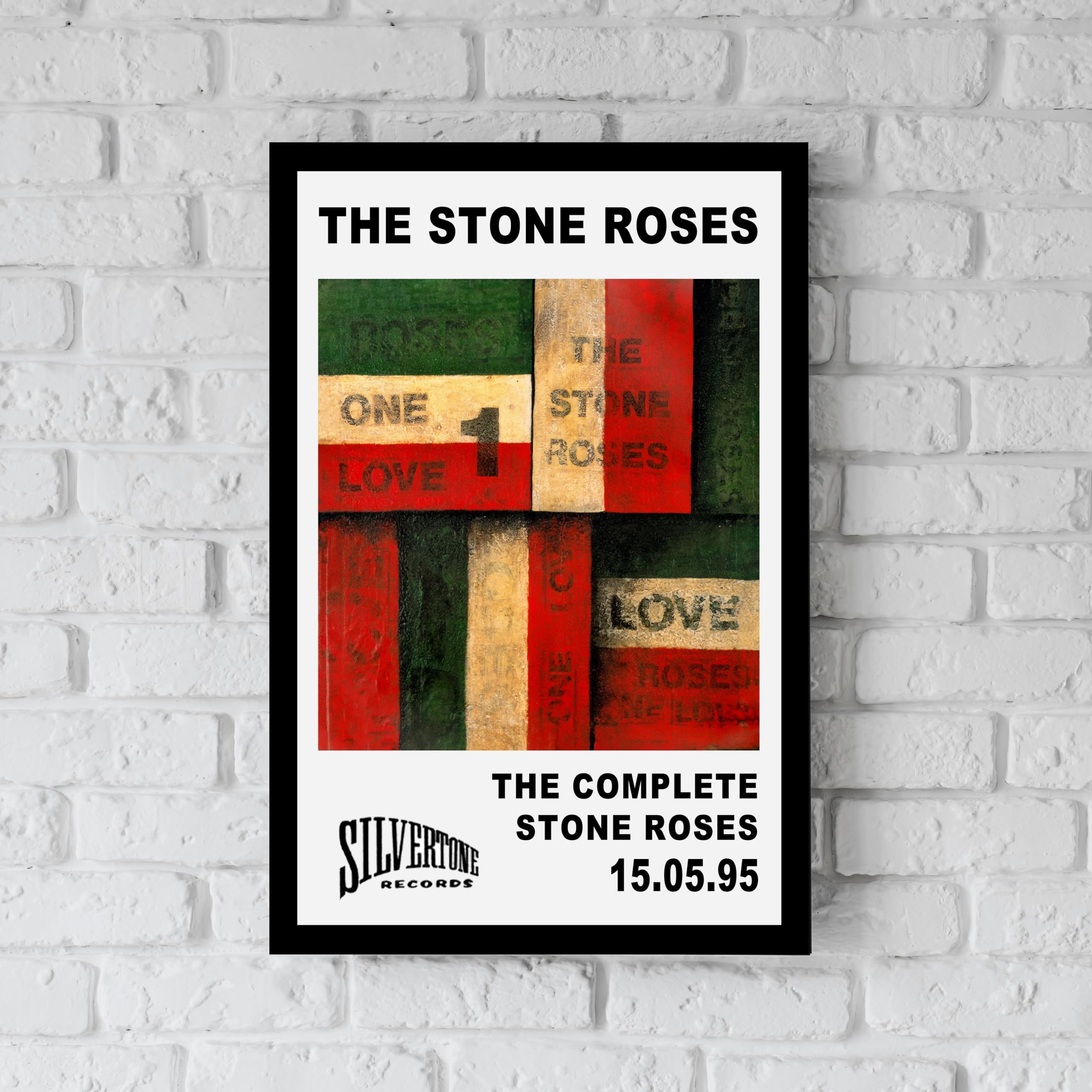 STONE ROSES The A4 Wall Art Print - 'The Complete 15.05.95' Iconic Album Cover - (29.7 x 21 cms PRINT ONLY)