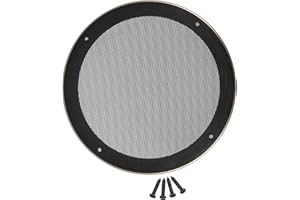 REPAIROCK 8 Inch Car Metal Audio Speaker Grill Cover Mesh Woofer Horn Guard Decorative Circle Grille Protector with Screw Gol