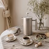 VonShef 12 Cup Cafetiere 1.5L Double Walled Stainless French Press view 9