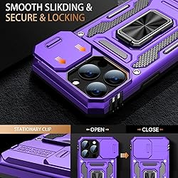 Goodon for iPhone 12 Pro Max Case with Sliding