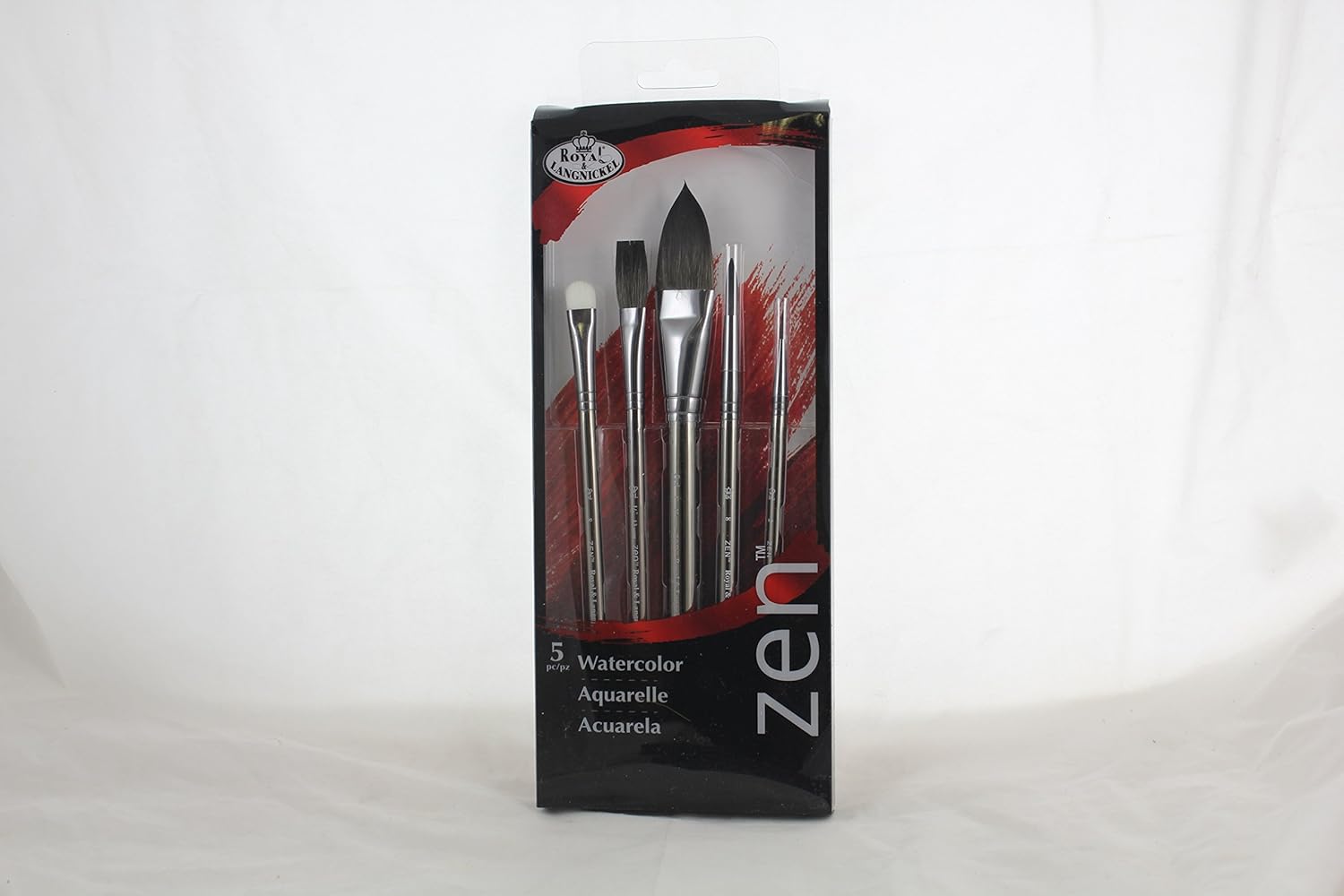 Royal & Langnickel Zen watercolour paint artists brush series 83 5pc
