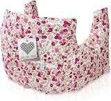 W&F HOME Post Mastectomy Pillow Pink Flower Chest Buddy Recovery Pillow view 1